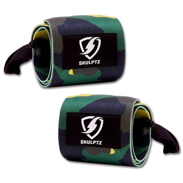 Camo Series Wrist Wraps 25 Inches Military - skulptz