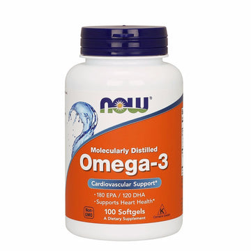 Now Foods Omega-3 Fish Oil (100 softgels)