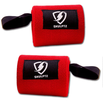 Monster Competition Grade Wrist Wraps 25 Inches Red