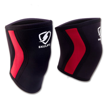 Hercules 7 mm Competition Grade Neoprene Red Knee Support