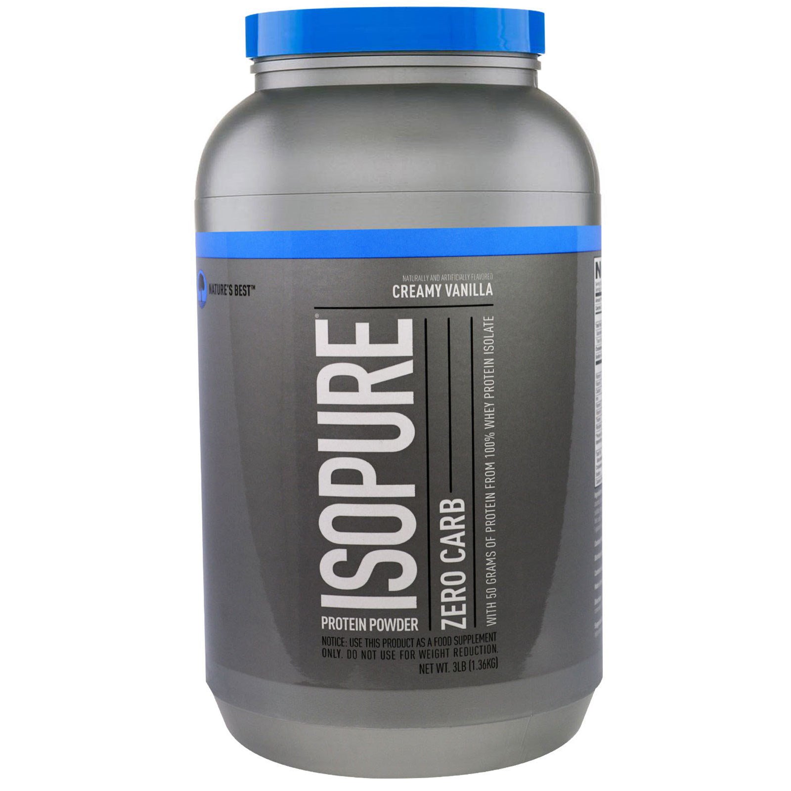 Isopure Zero Carb 100% Whey Protein Isolate Powder 3 lb - skulptz