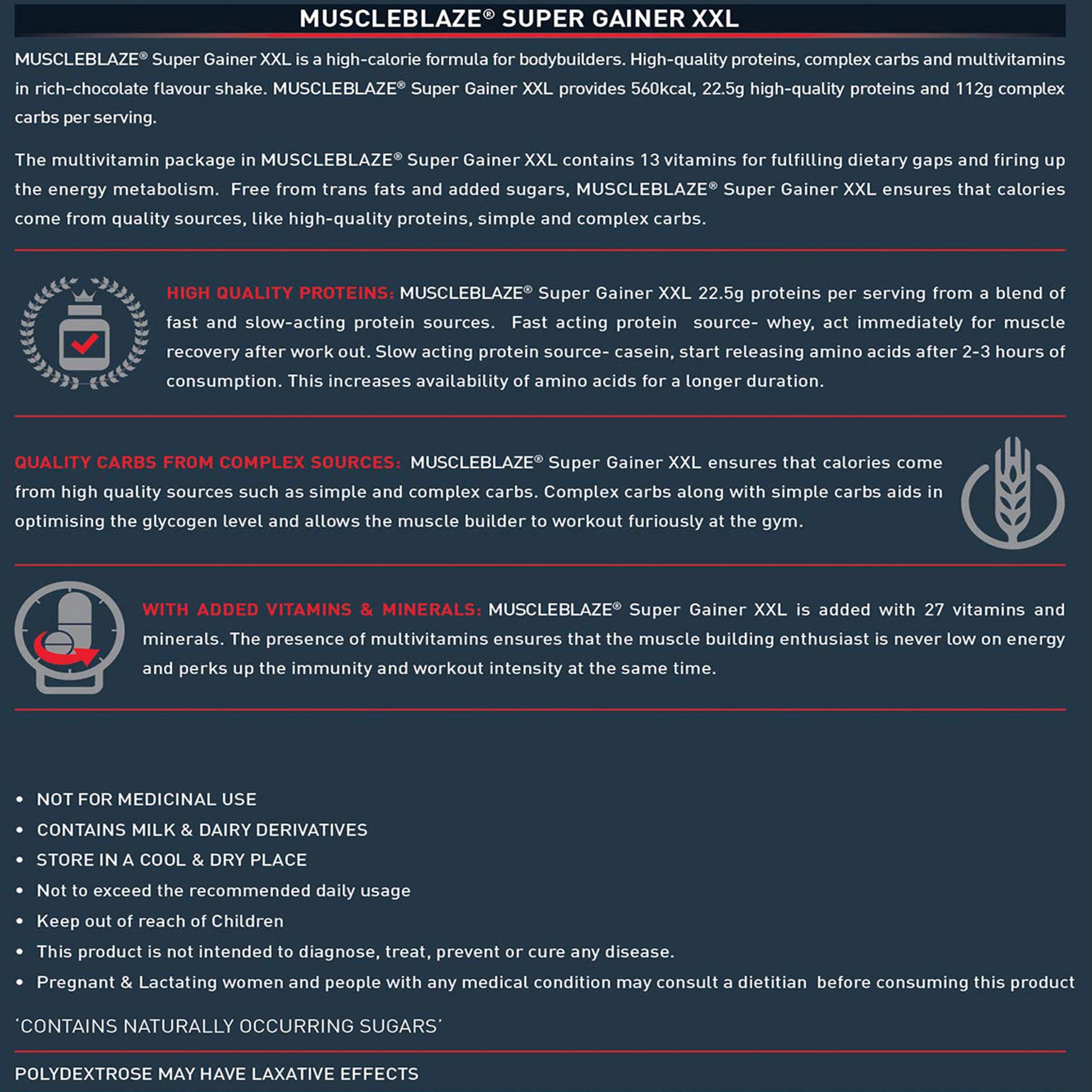 MuscleBlaze Mass Gainer xxl 3 kg - skulptz