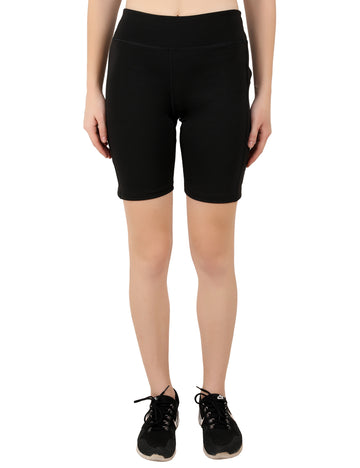 Womens Lit Shorts Black - skulptz