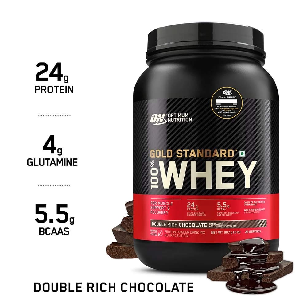 Optimum Nutrition (ON) Gold Standard 100% Whey Protein (2 LB) - skulptz