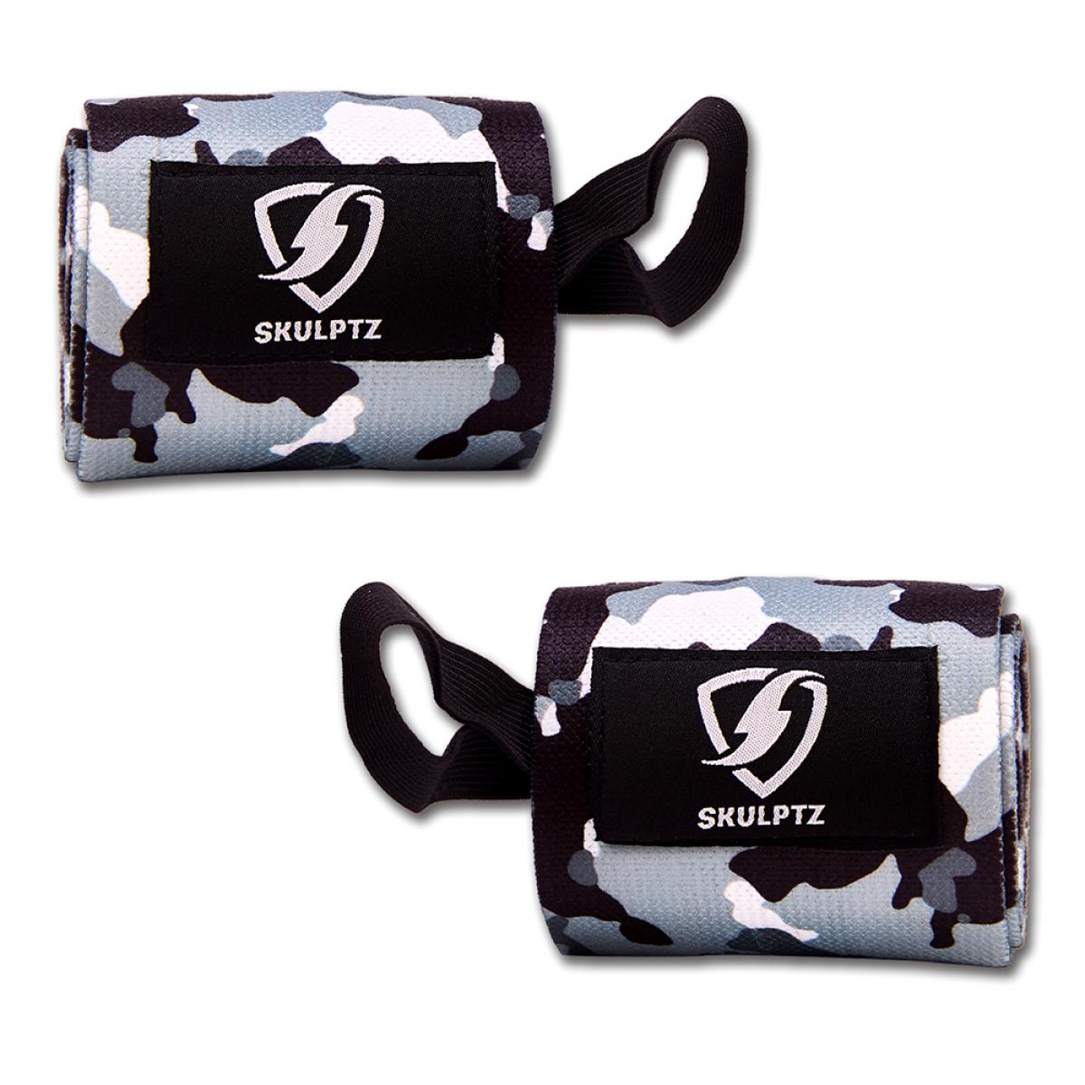 Camo Series Wrist Wraps 25 Inches black - skulptz