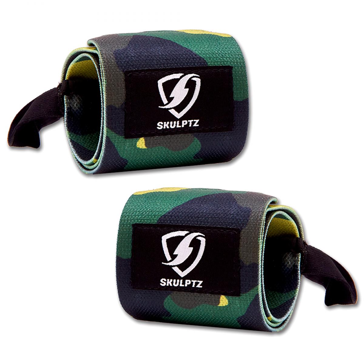 Camo Series Wrist Wraps 25 Inches Military - skulptz