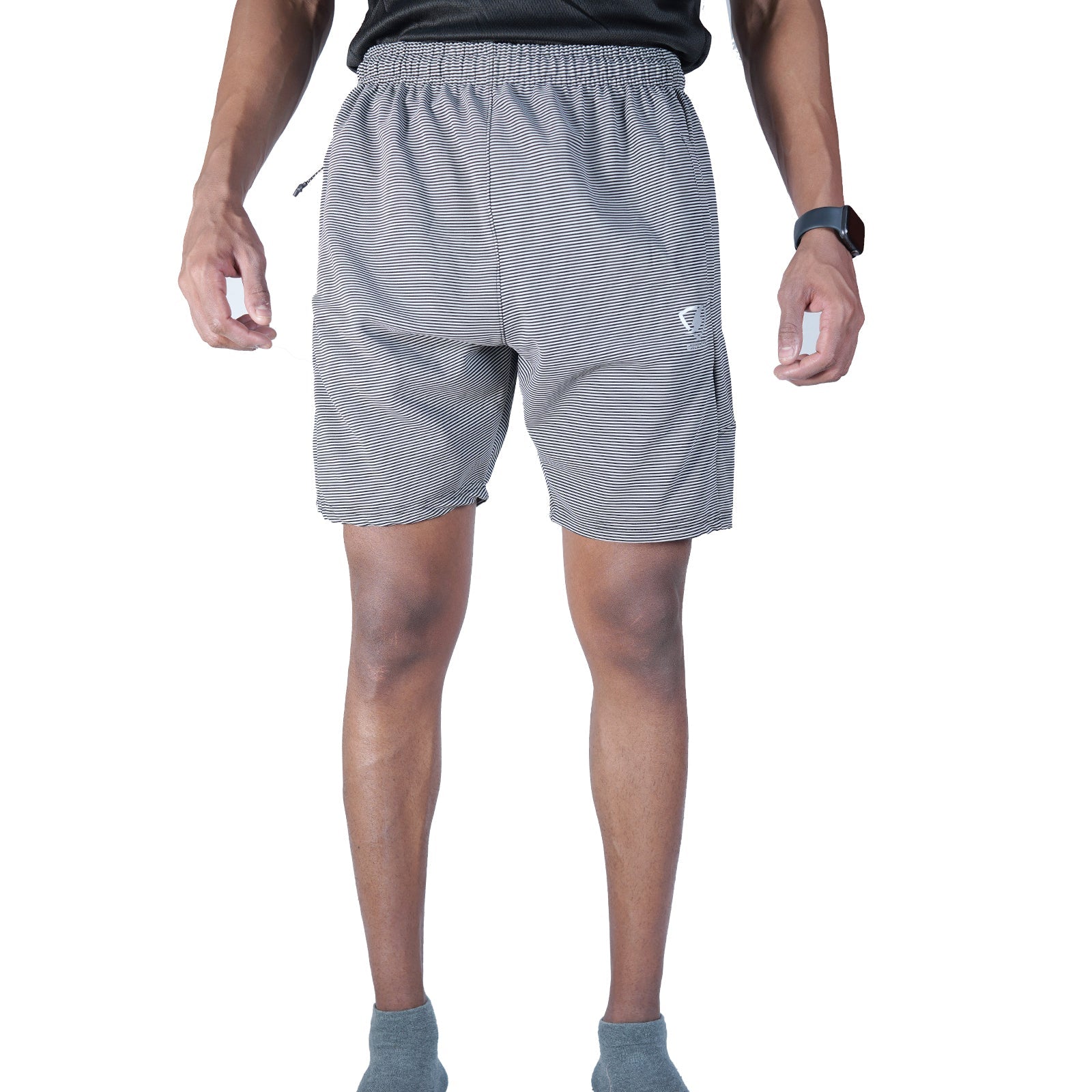 Mens Beta Shorts (Light Grey) - skulptz