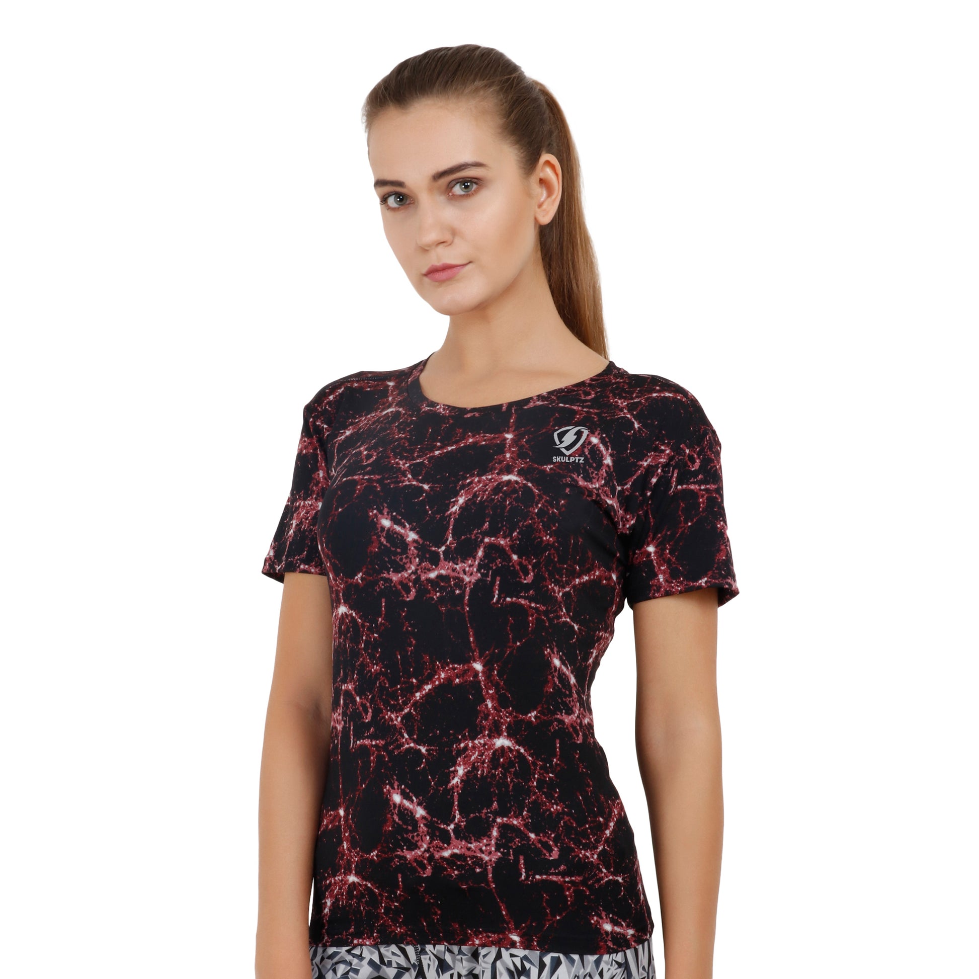 Womens Gene Tshirt (Pink) Loose Fit - skulptz