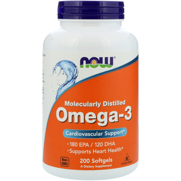 Now Foods Omega-3 Fish Oil (200 softgels)