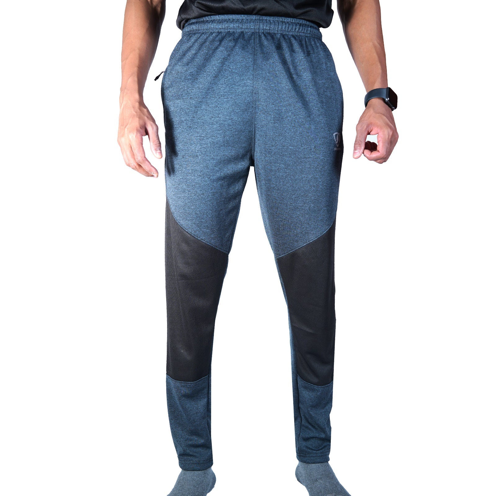 Mens Centro Black Track Pants - skulptz