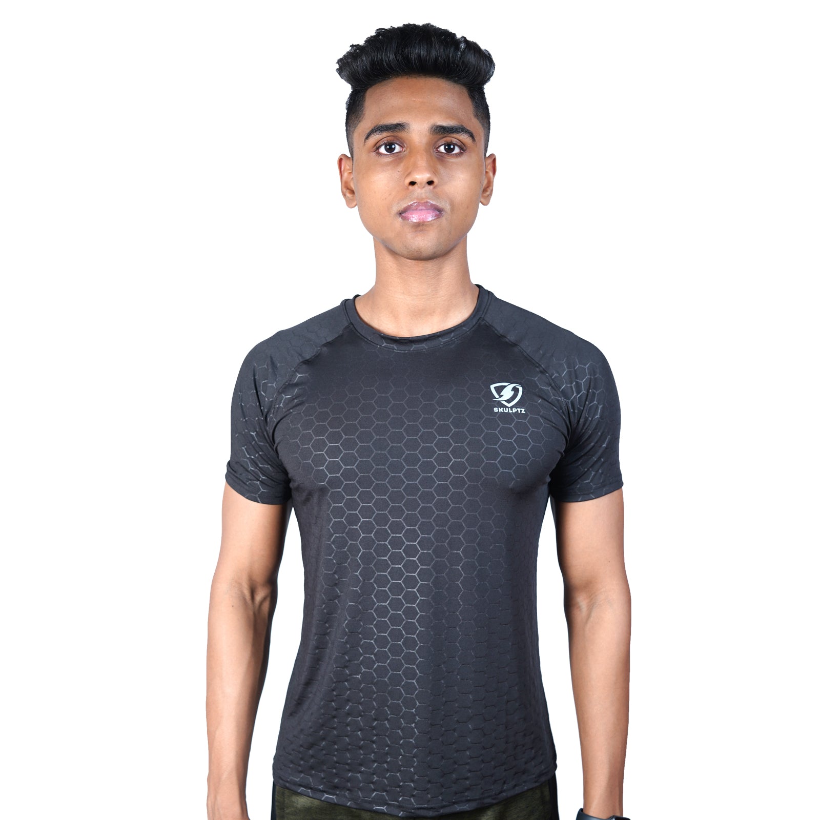 Mens Glow Tshirt (Black) - skulptz