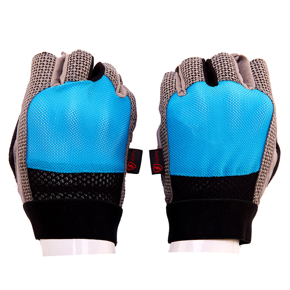 Razor Series Gloves Blue - skulptz