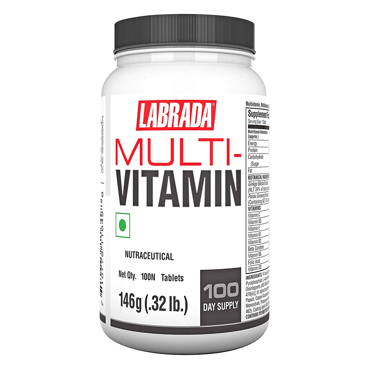 Labrada Multivitamin 100 Tabs - skulptz