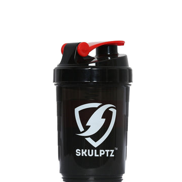 Neon Multi-Storage Shaker Bottle (Red)