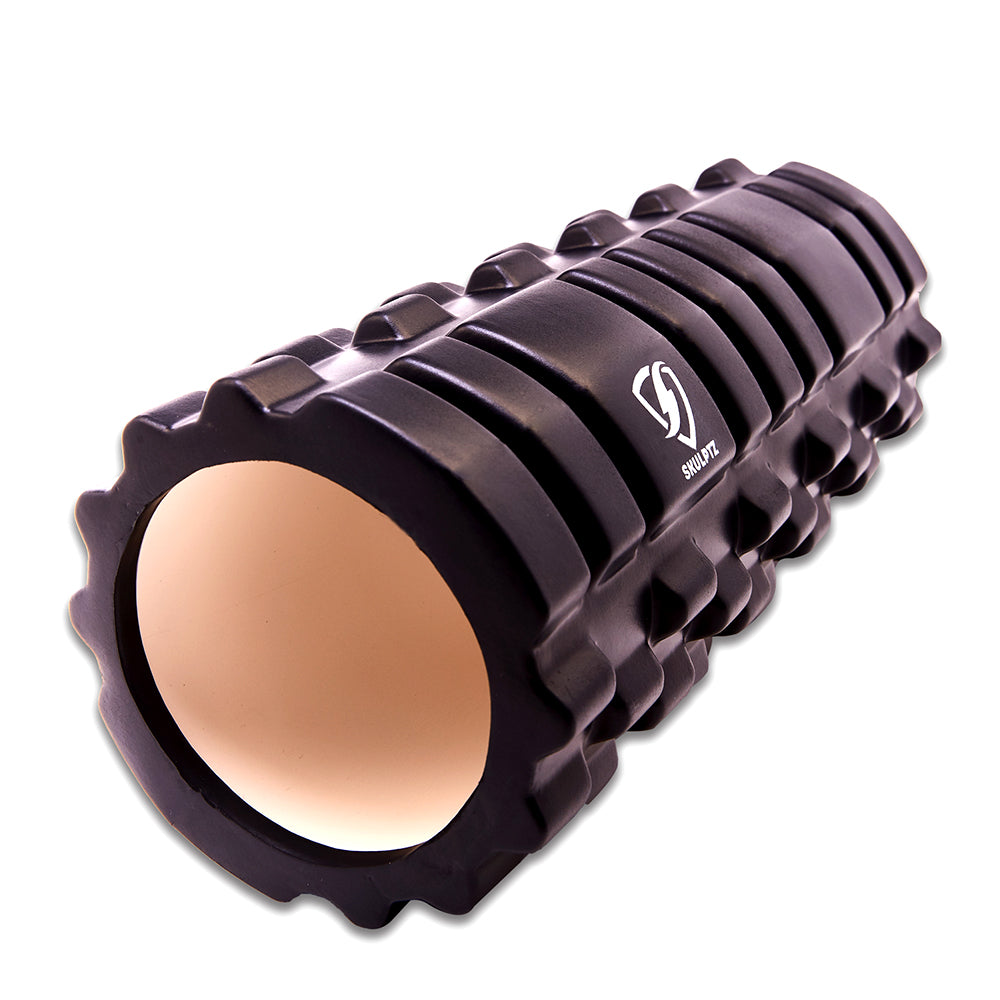 Hybrid Heavy Duty Foam Roller (Black) - skulptz