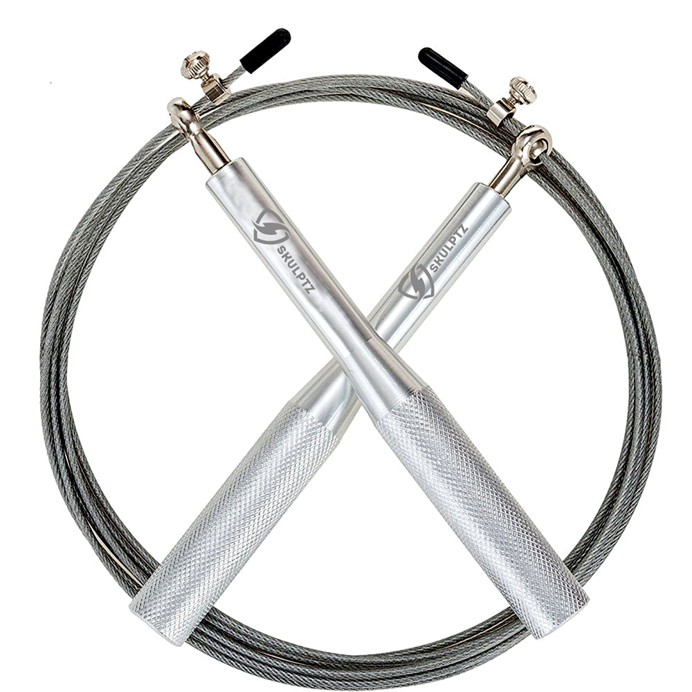 Bounce Metal Pro Speed Rope (Silver) - skulptz