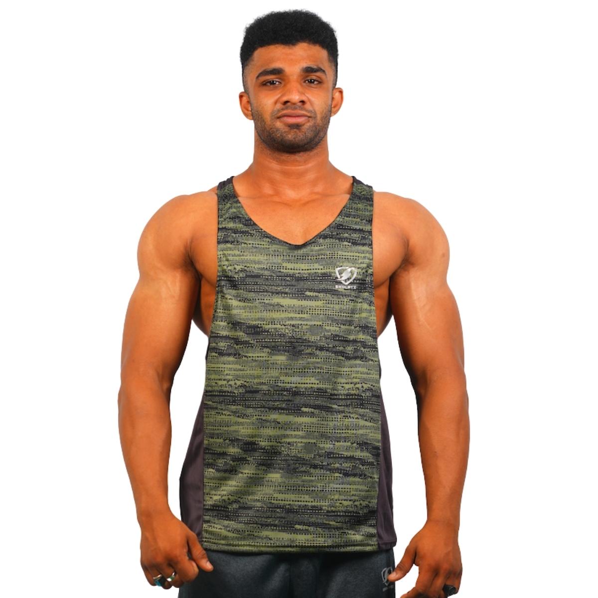 Mens Blaze Stringer (Green) - skulptz