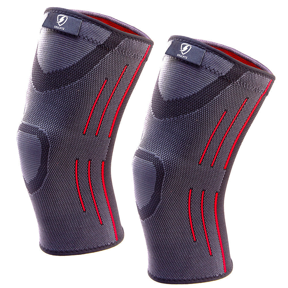 Saiyan Series Knee Compression Red - skulptz