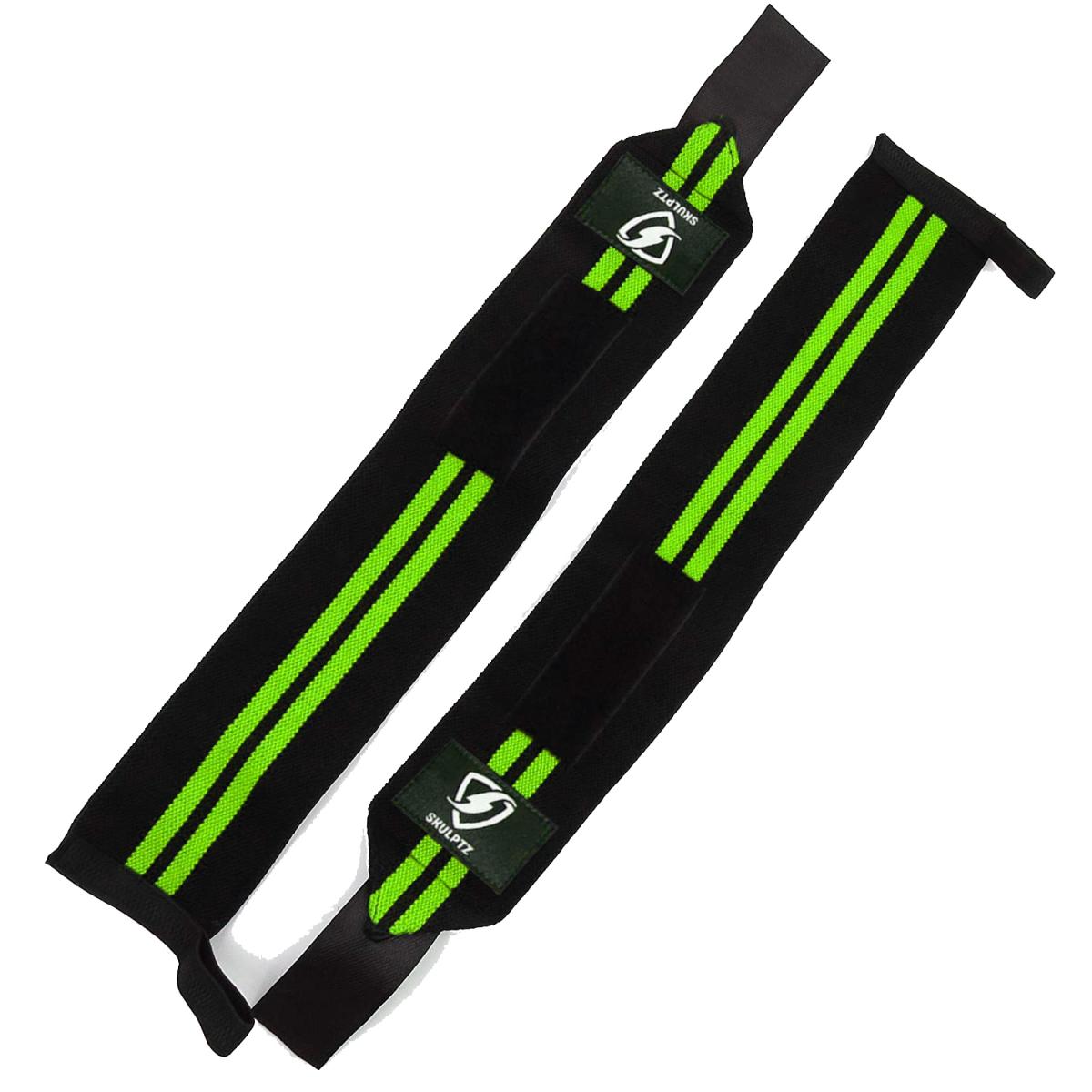 Essential Series Wrist Wraps 18 Inches Green - skulptz