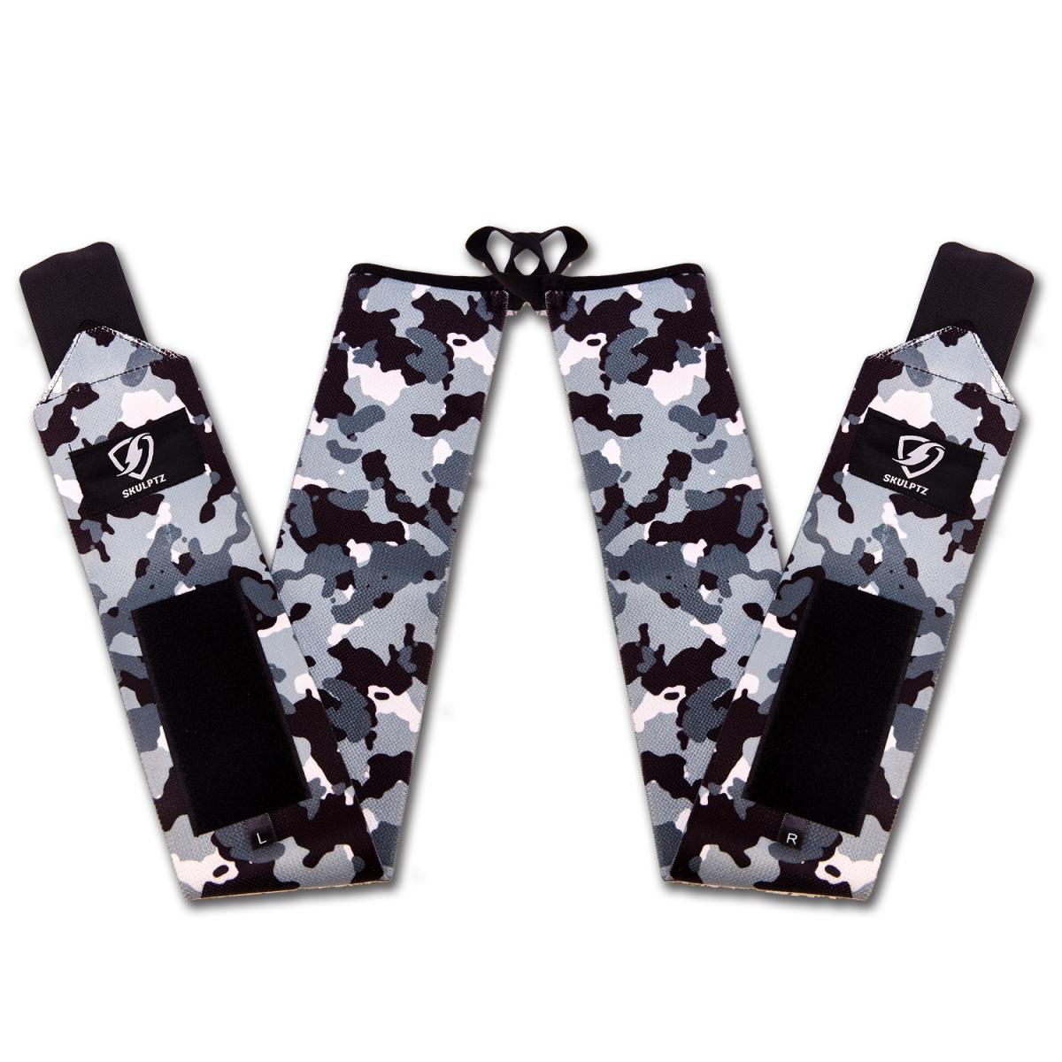 Camo Series Wrist Wraps 25 Inches black - skulptz