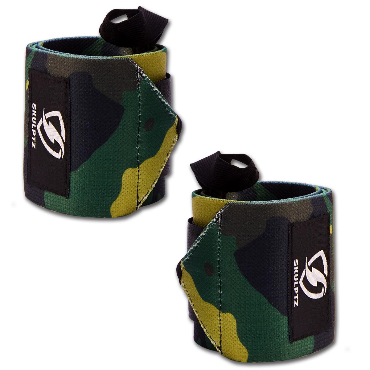 Camo Series Wrist Wraps 25 Inches Military - skulptz