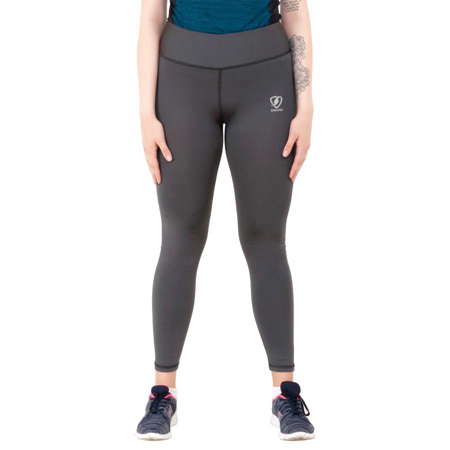 Womens Basic Tights Grey - skulptz