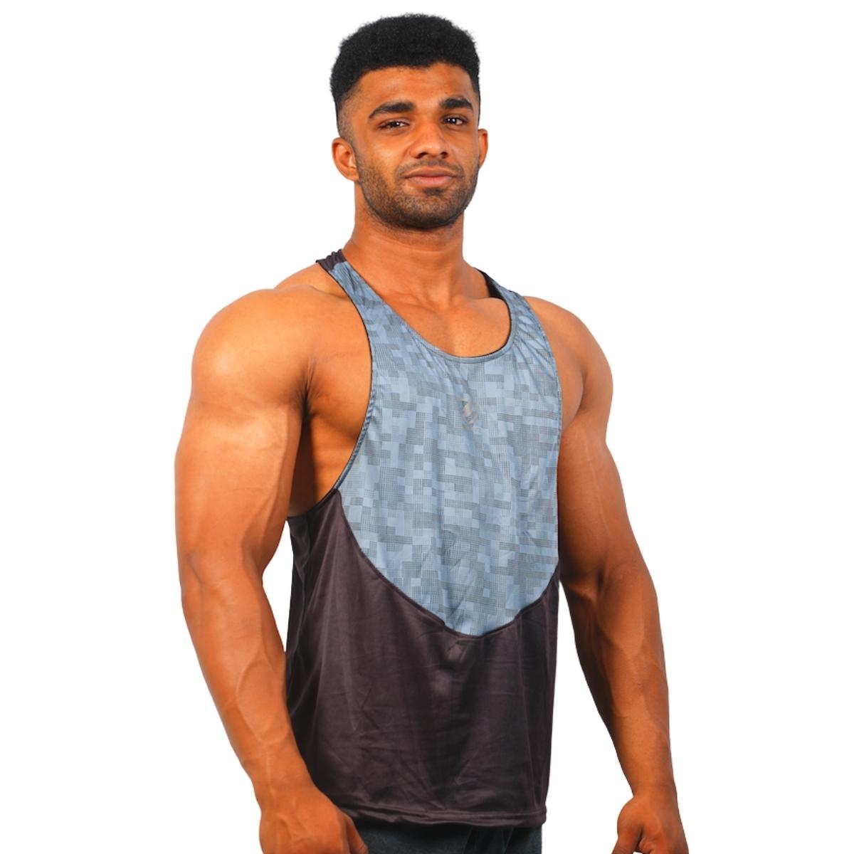 Mens Jacked Stringer (Blue) - skulptz