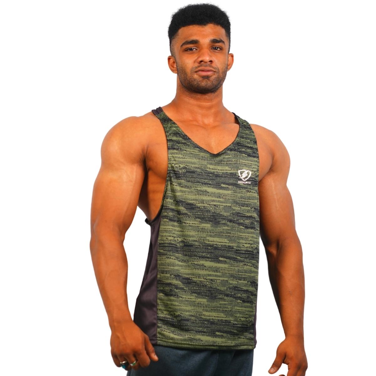 Mens Blaze Stringer (Green) - skulptz