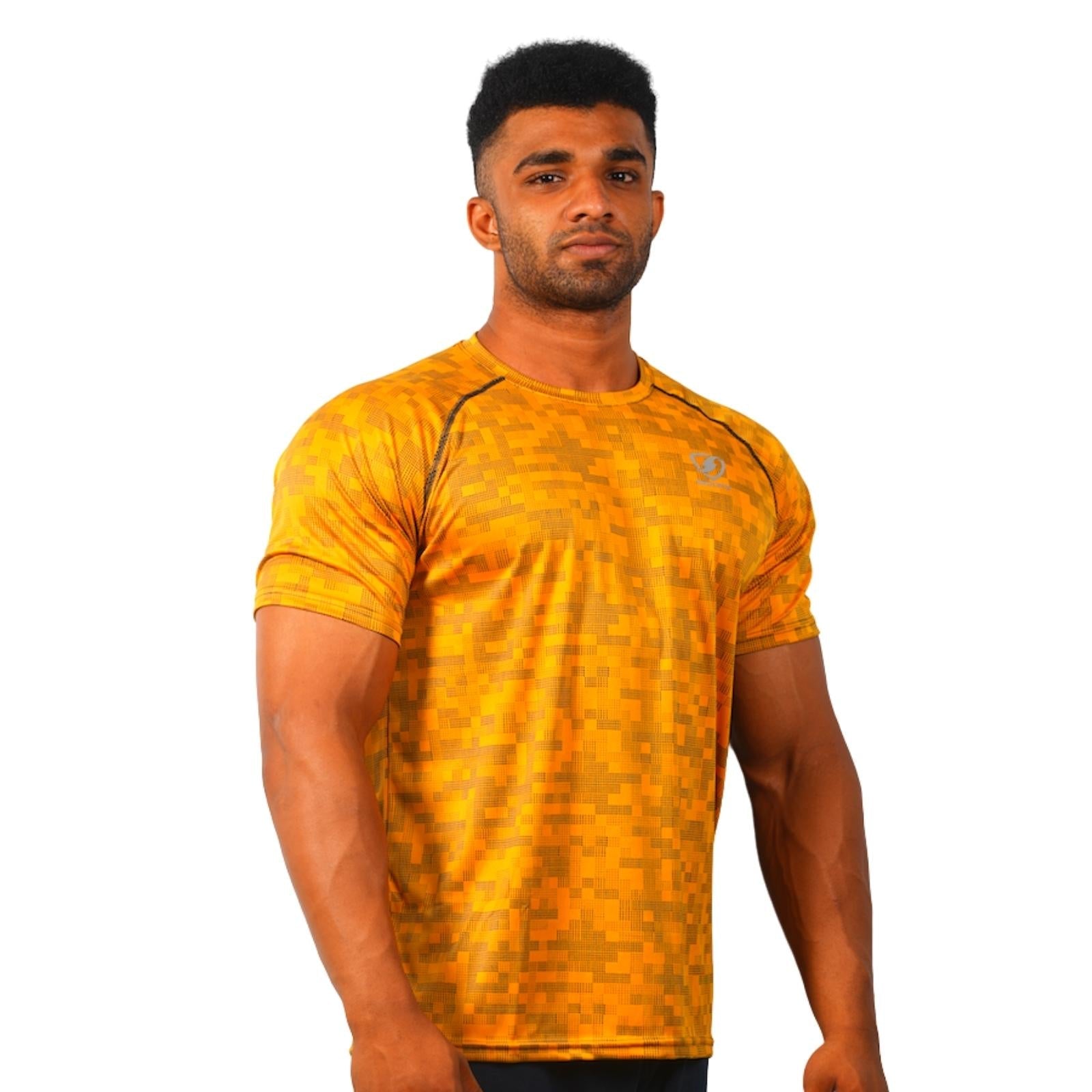 Mens Jacked Tshirt (Yellow) - skulptz