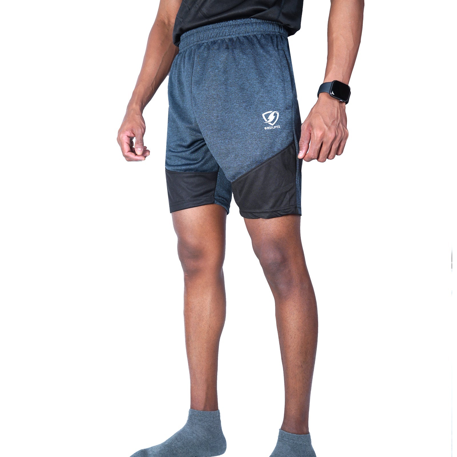 Mens Centro Shorts (Black) - skulptz