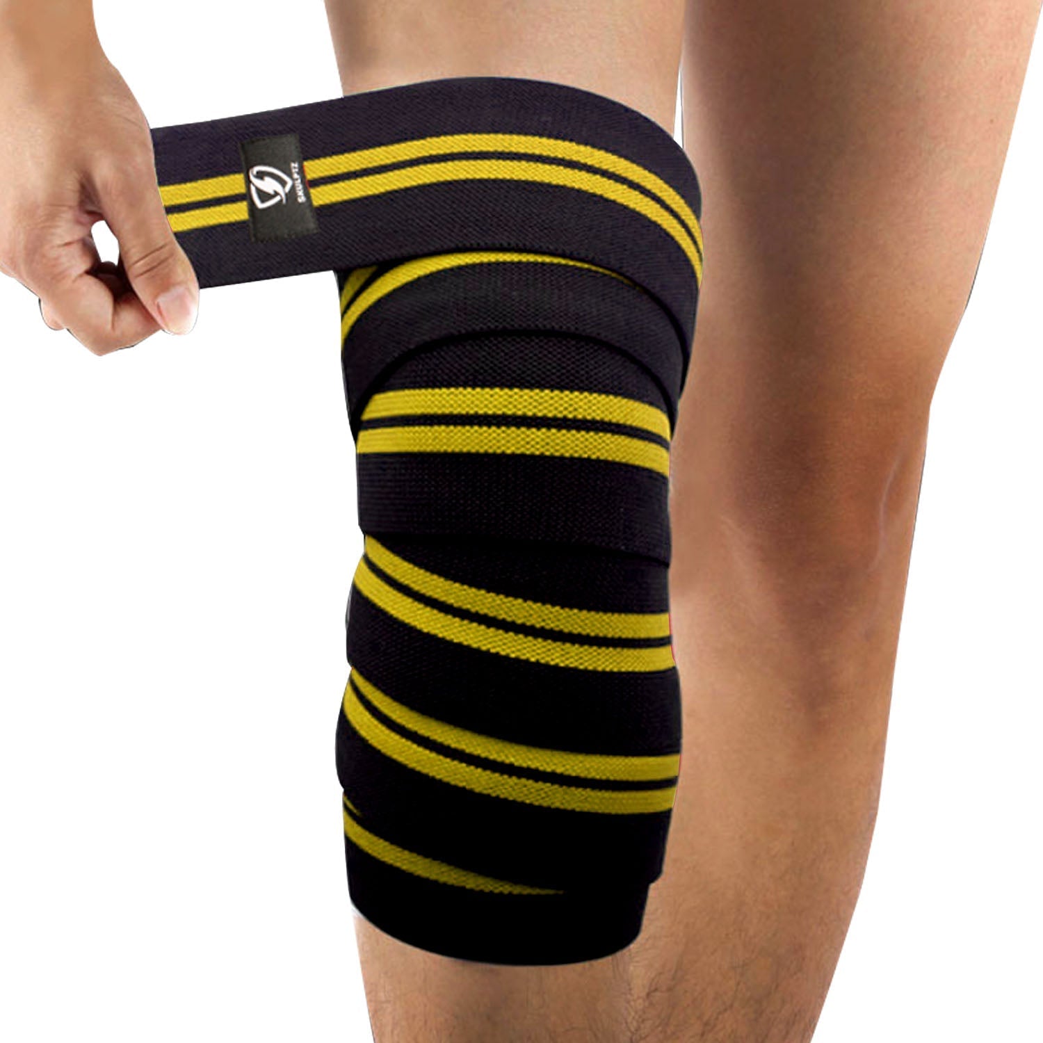 Eclipse Series Competition Grade Knee Support Yellow - skulptz