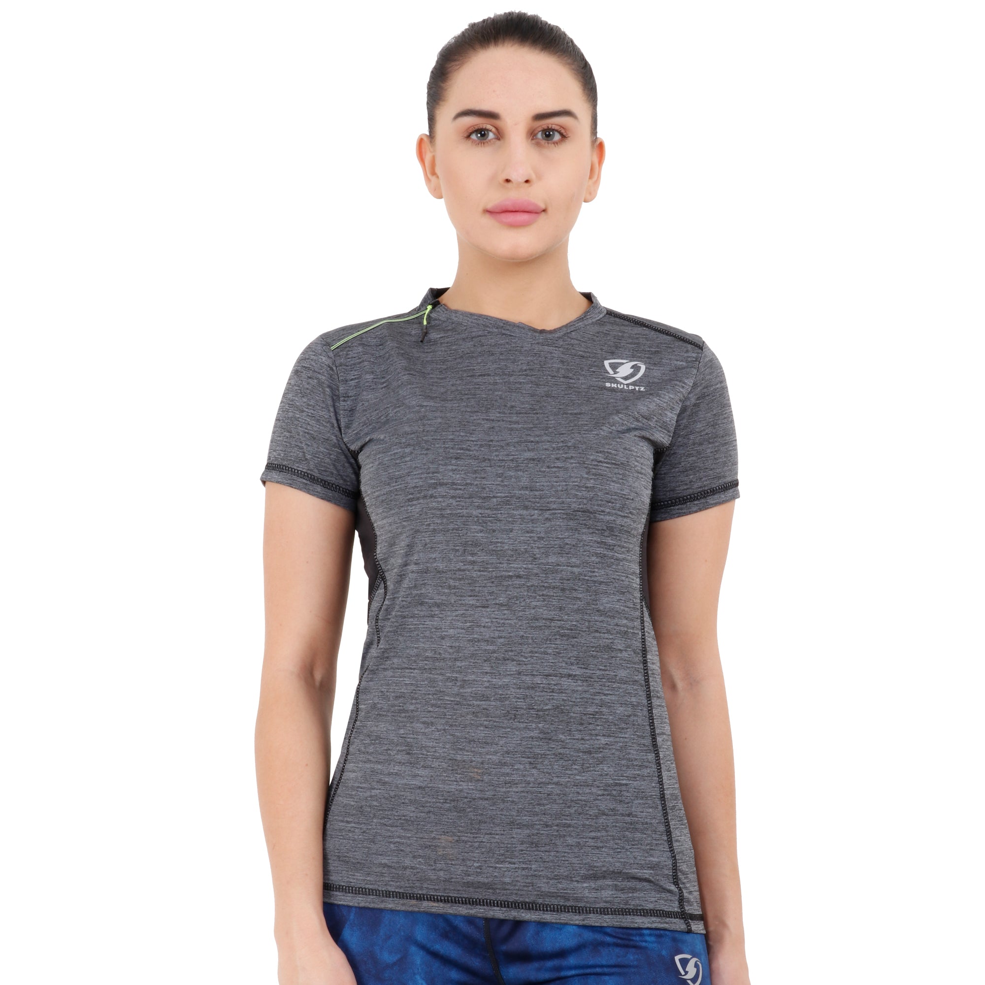 Womens Explore Tshirt (Black) - skulptz