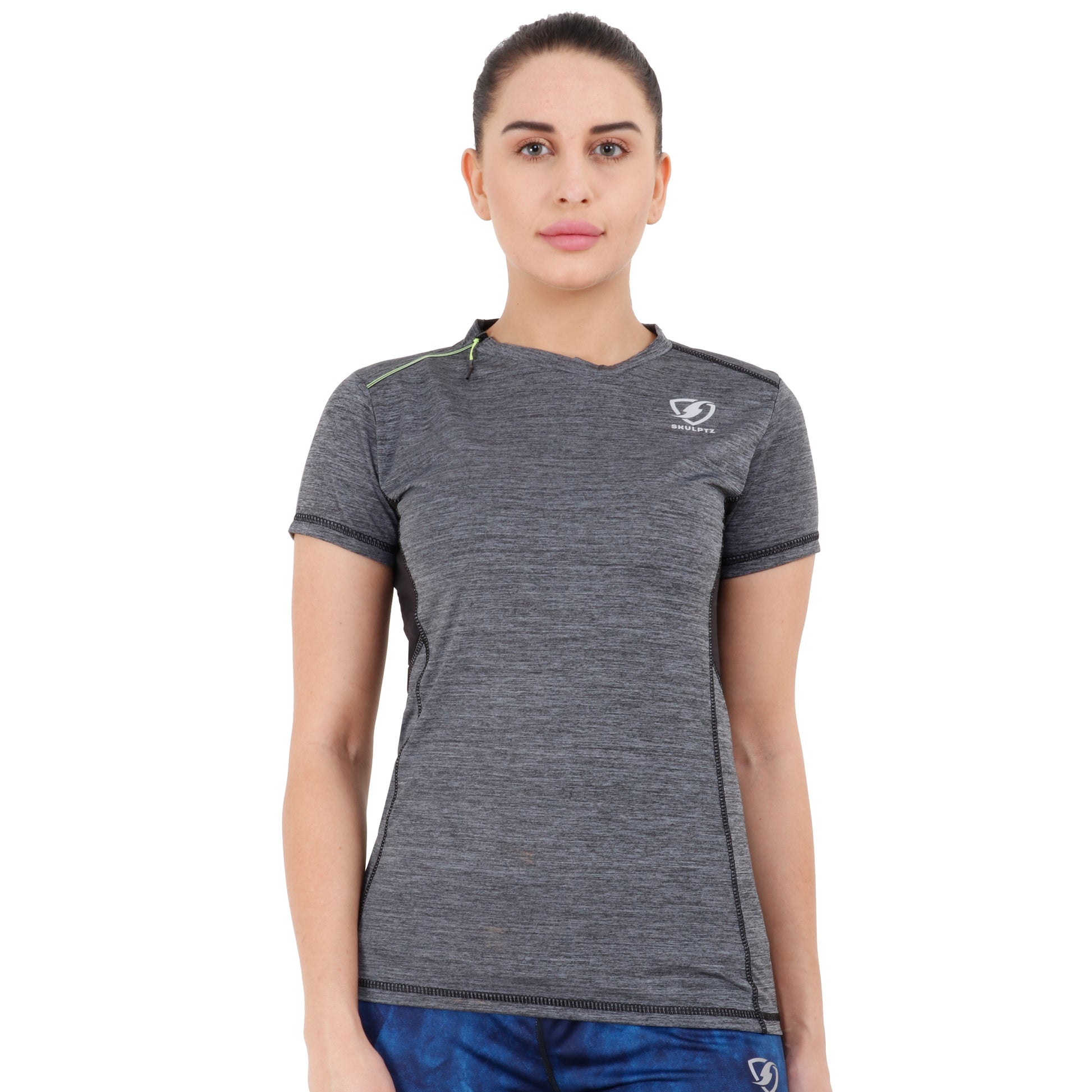 Womens Explore Tshirt (Black) - skulptz