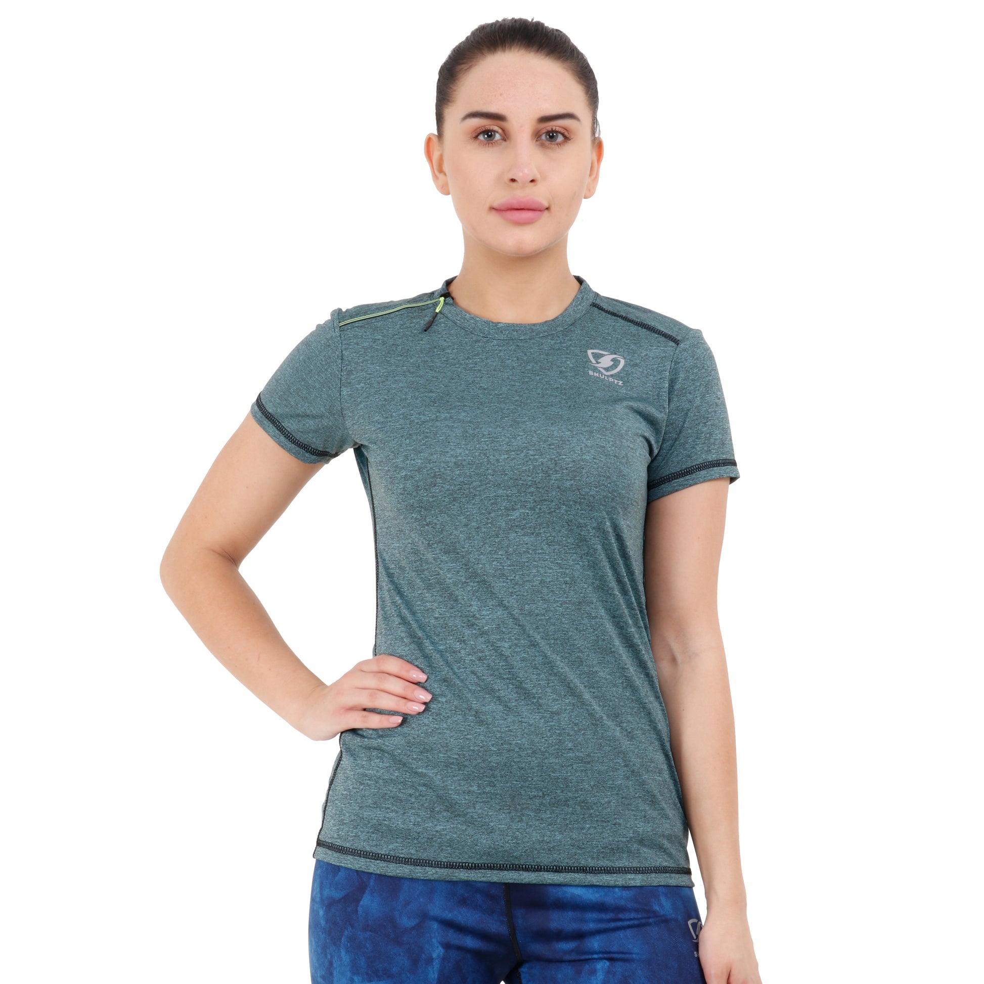Womens Core Tshirt (Green) - skulptz