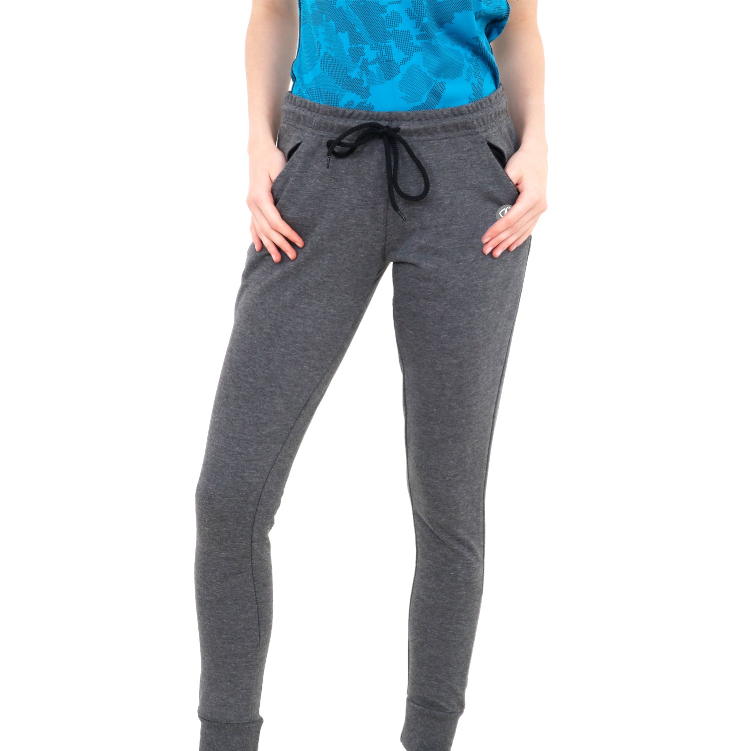 Womens Comfy Track pants Dark Grey - skulptz