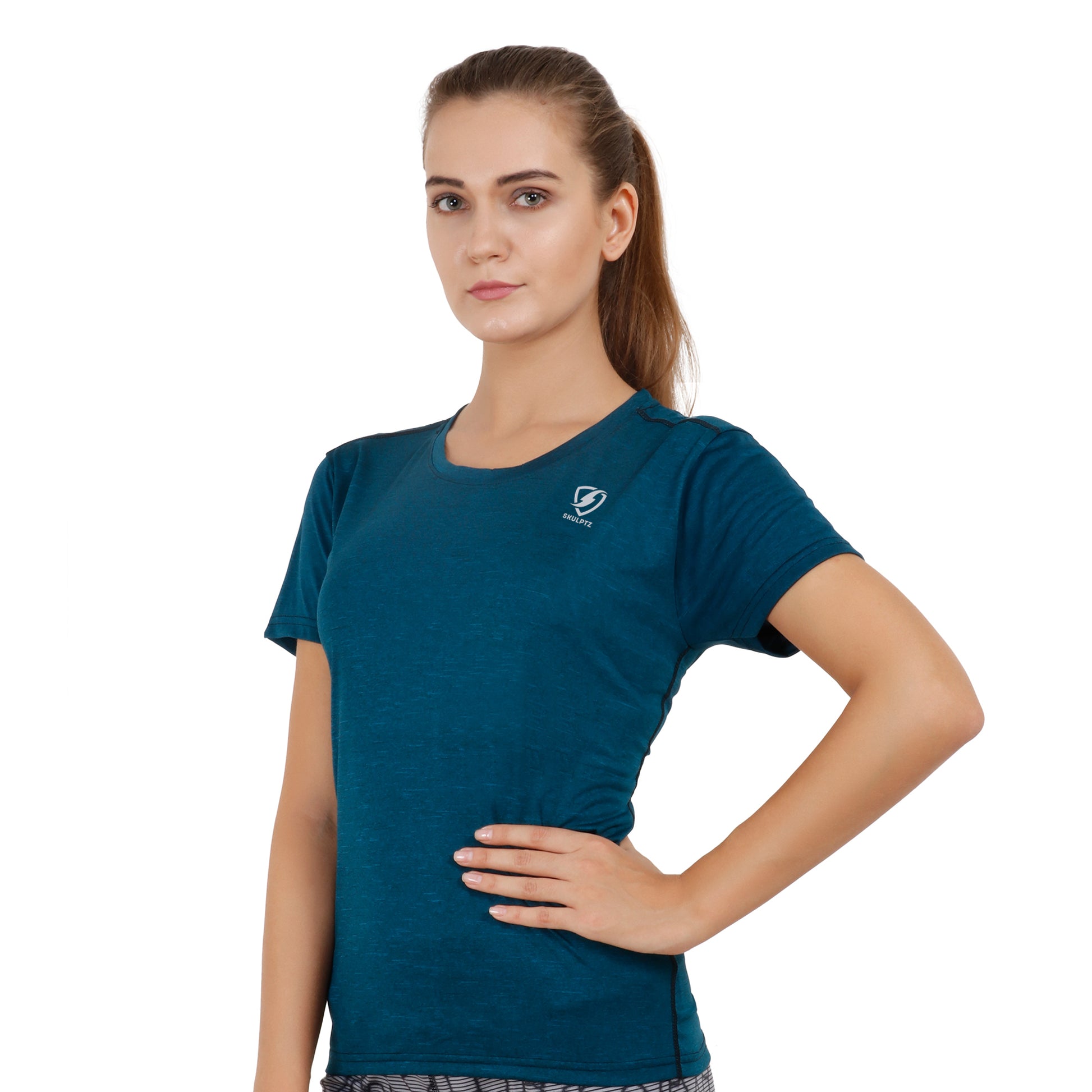 Womens Ray Tshirt (Green) Loose Fit - skulptz
