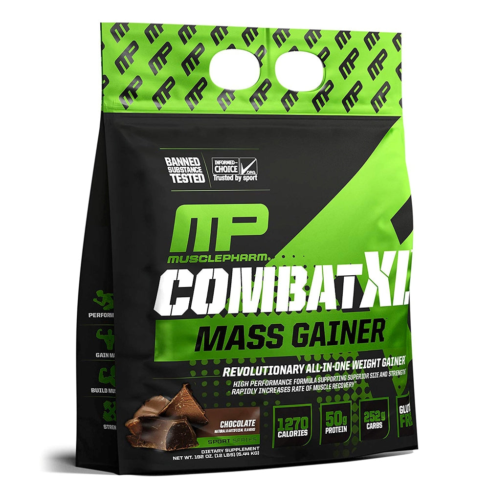 MusclePharm Combat XL Mass Gainer 12 lb - skulptz