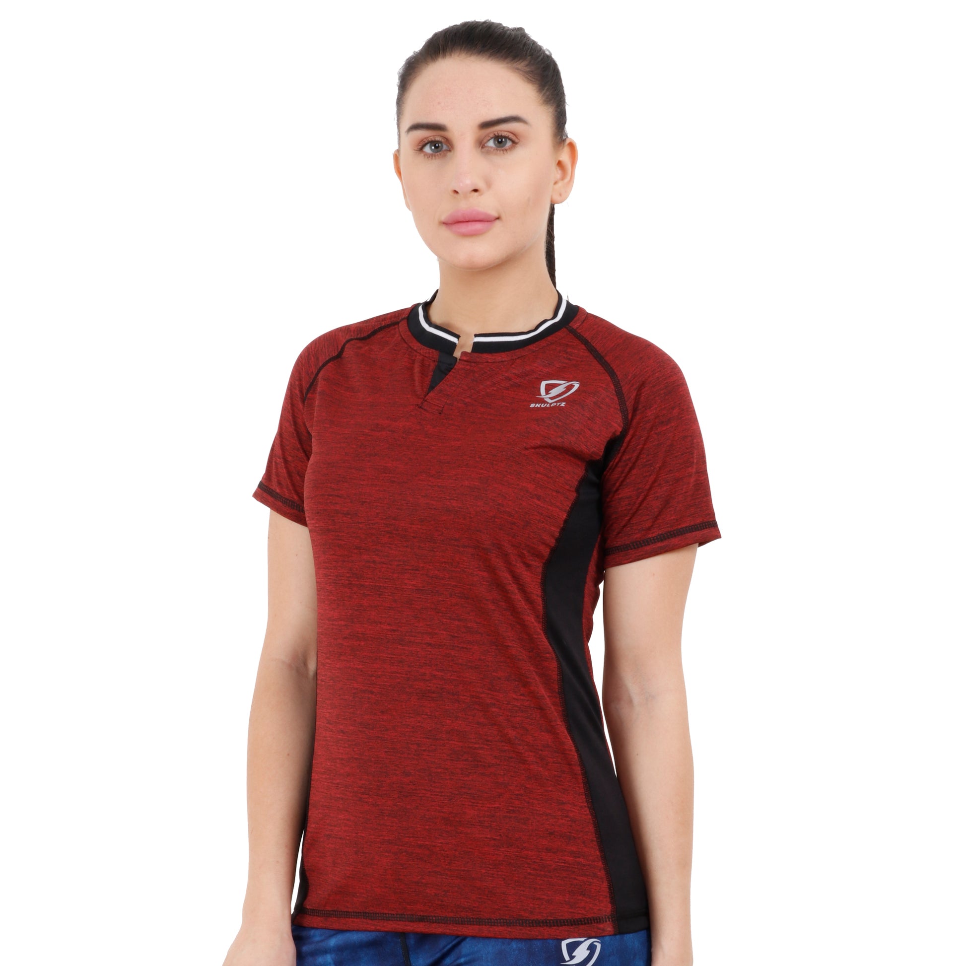 Womens Invincible Tshirt (Red) - skulptz