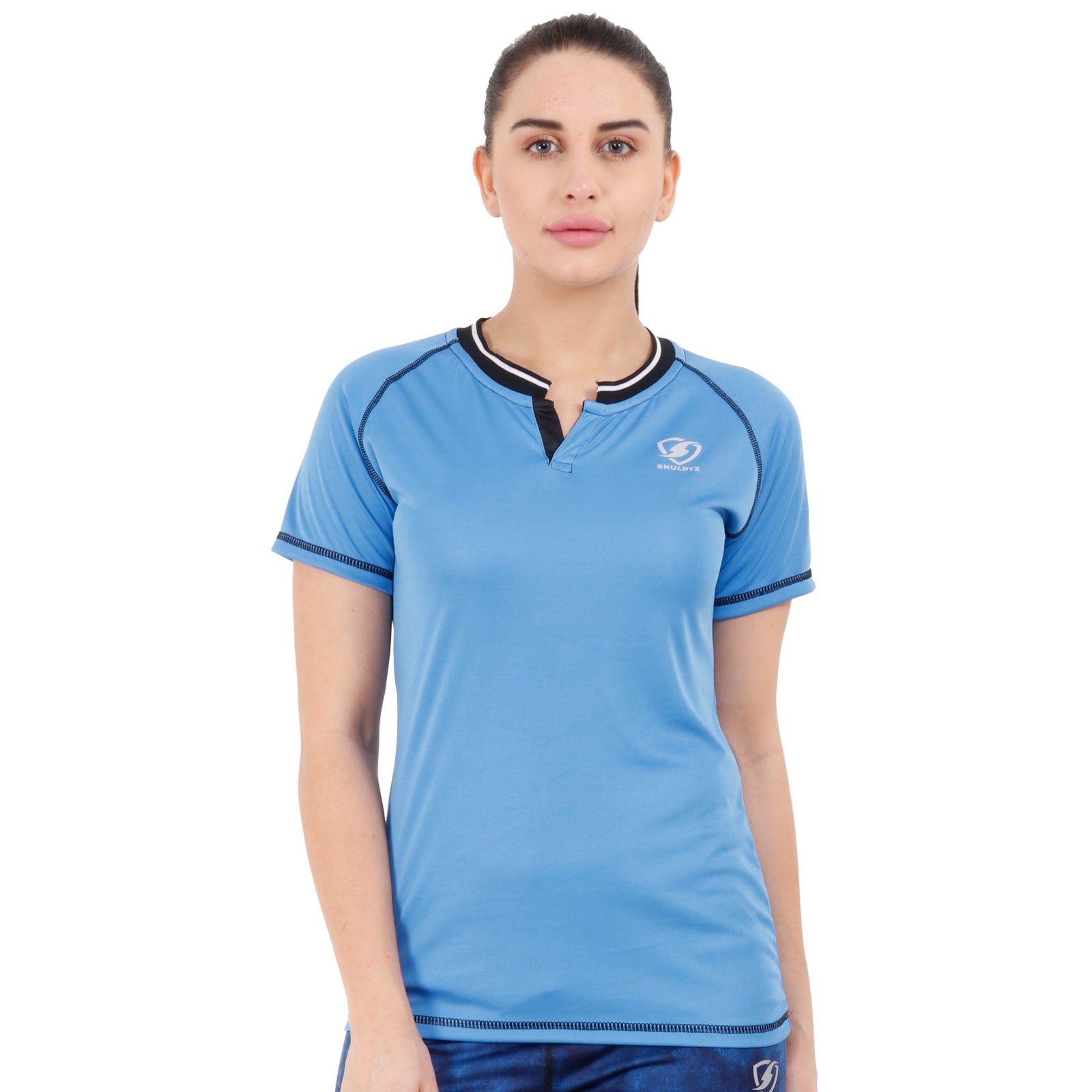 Womens Prime Tshirt (Blue) - skulptz