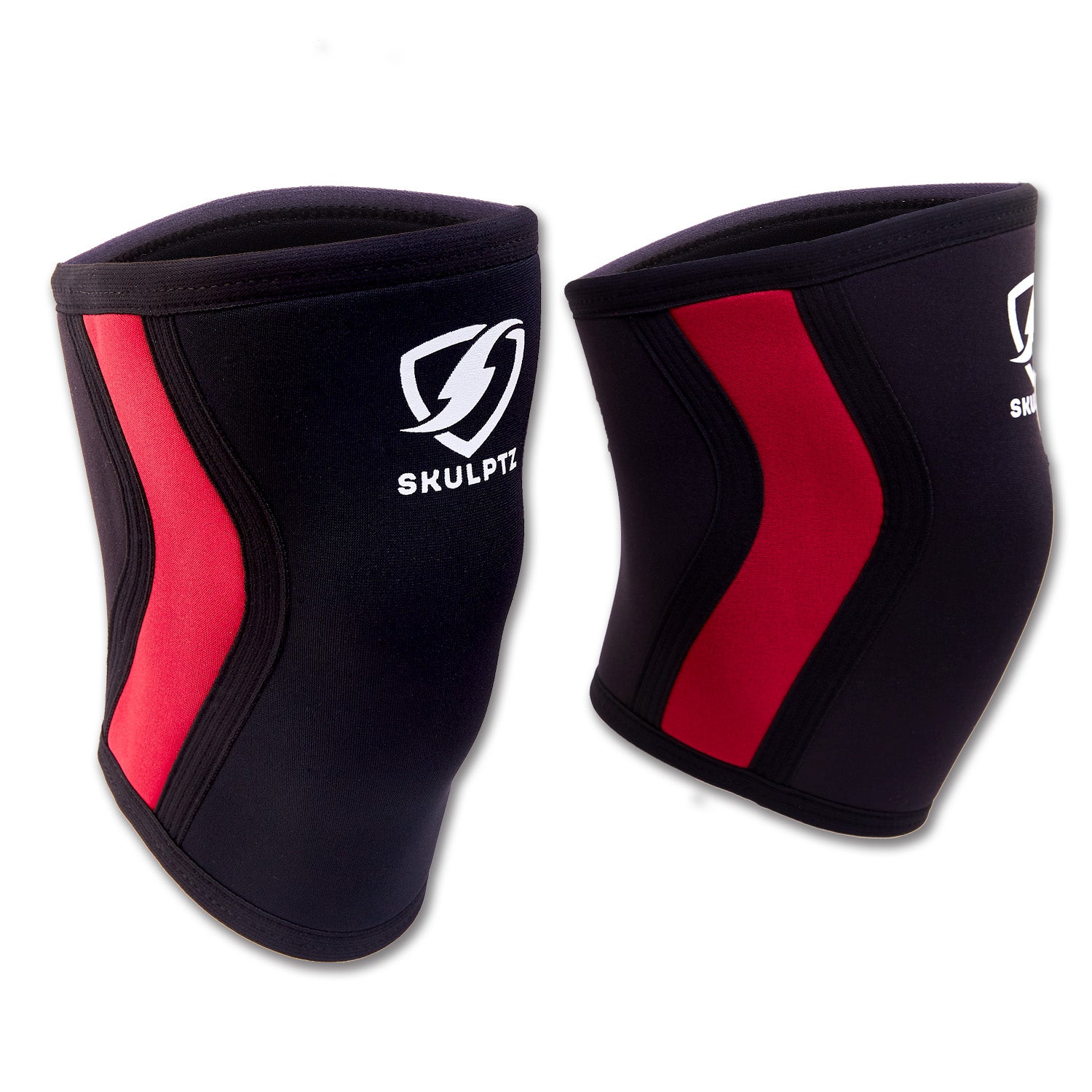 Hercules 7 mm Competition Grade Neoprene Red Knee Support - skulptz