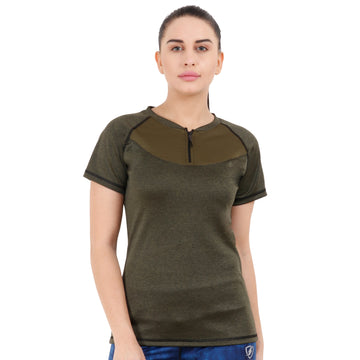 Womens Tron Tshirt (Olive)