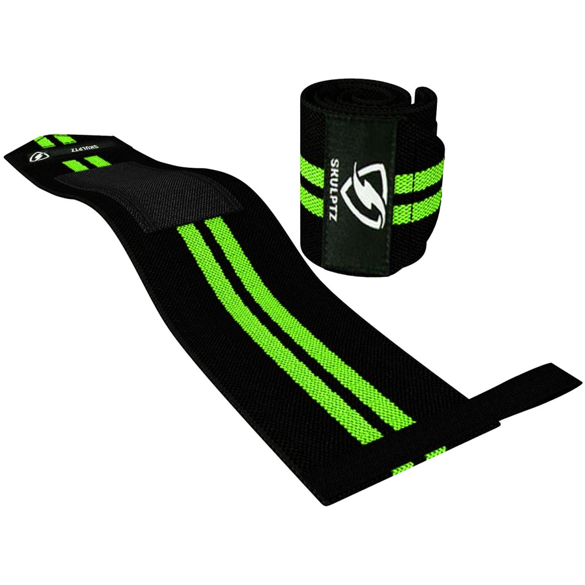 Essential Series Wrist Wraps 18 Inches Green - skulptz