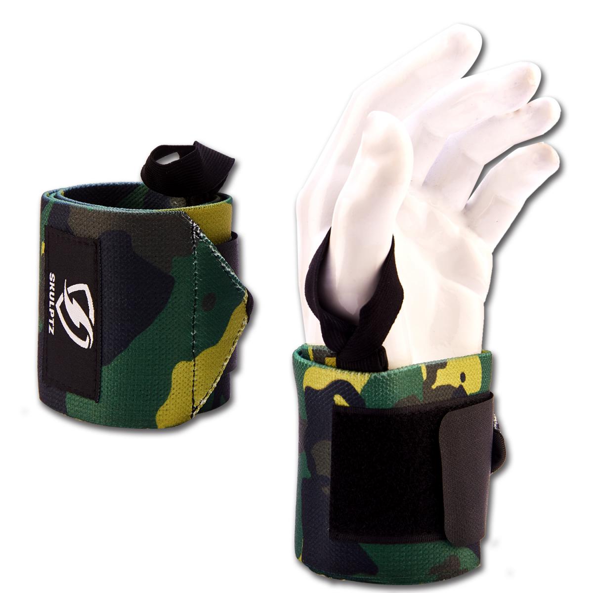 Camo Series Wrist Wraps 25 Inches Military - skulptz