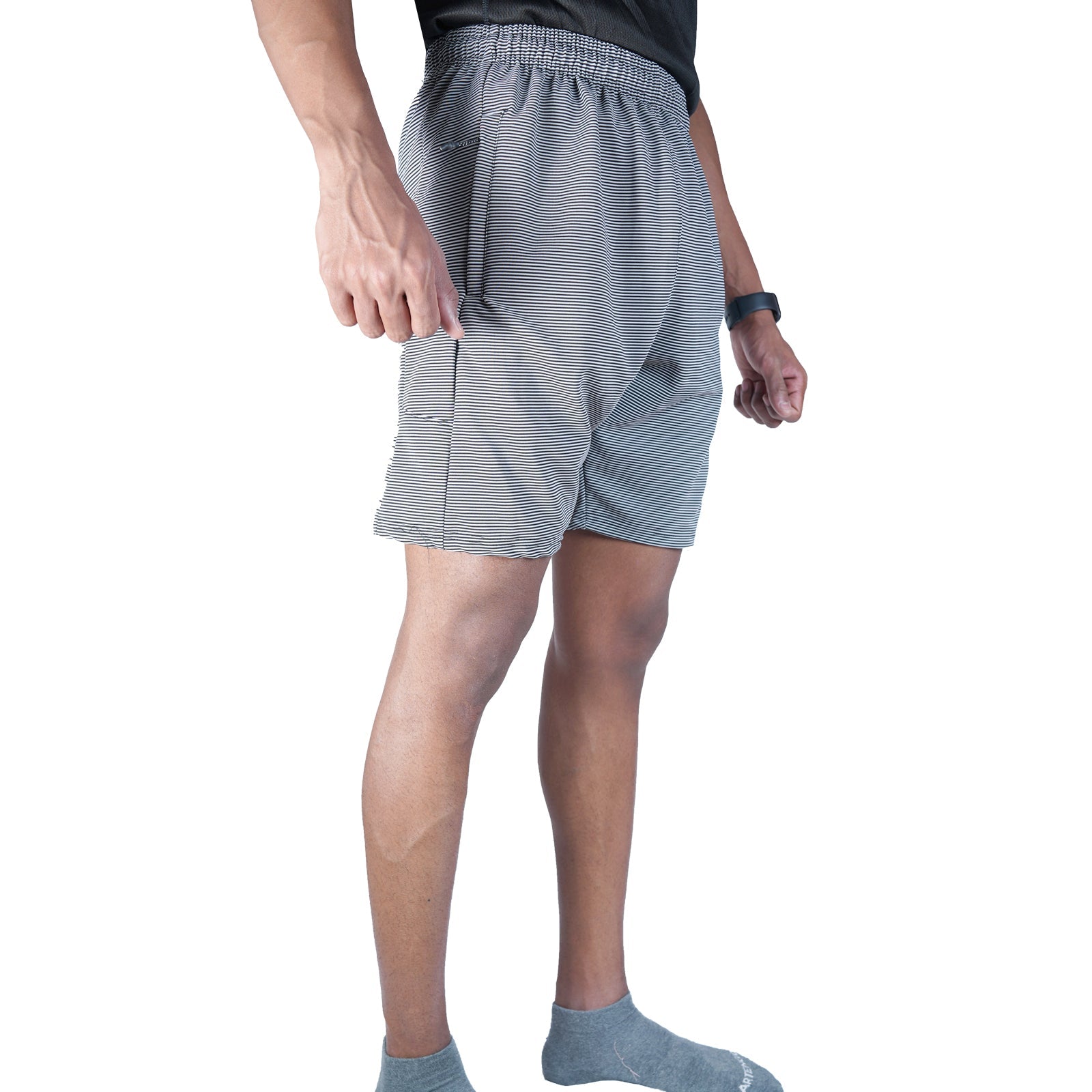 Mens Beta Shorts (Light Grey) - skulptz