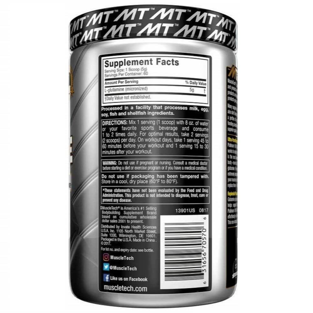 MuscleTech Platinum 100% Glutamine 300G - skulptz