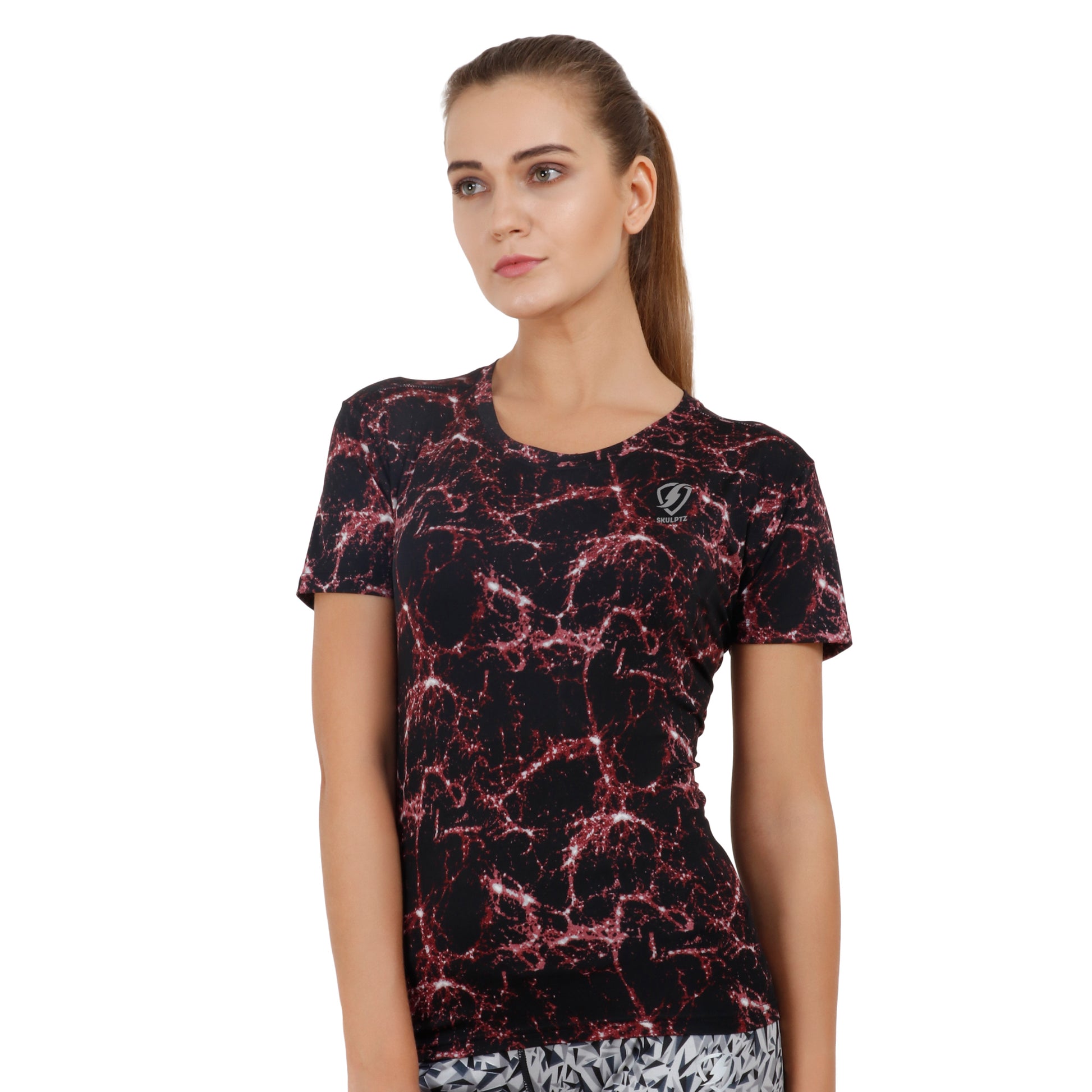 Womens Gene Tshirt (Pink) Loose Fit - skulptz