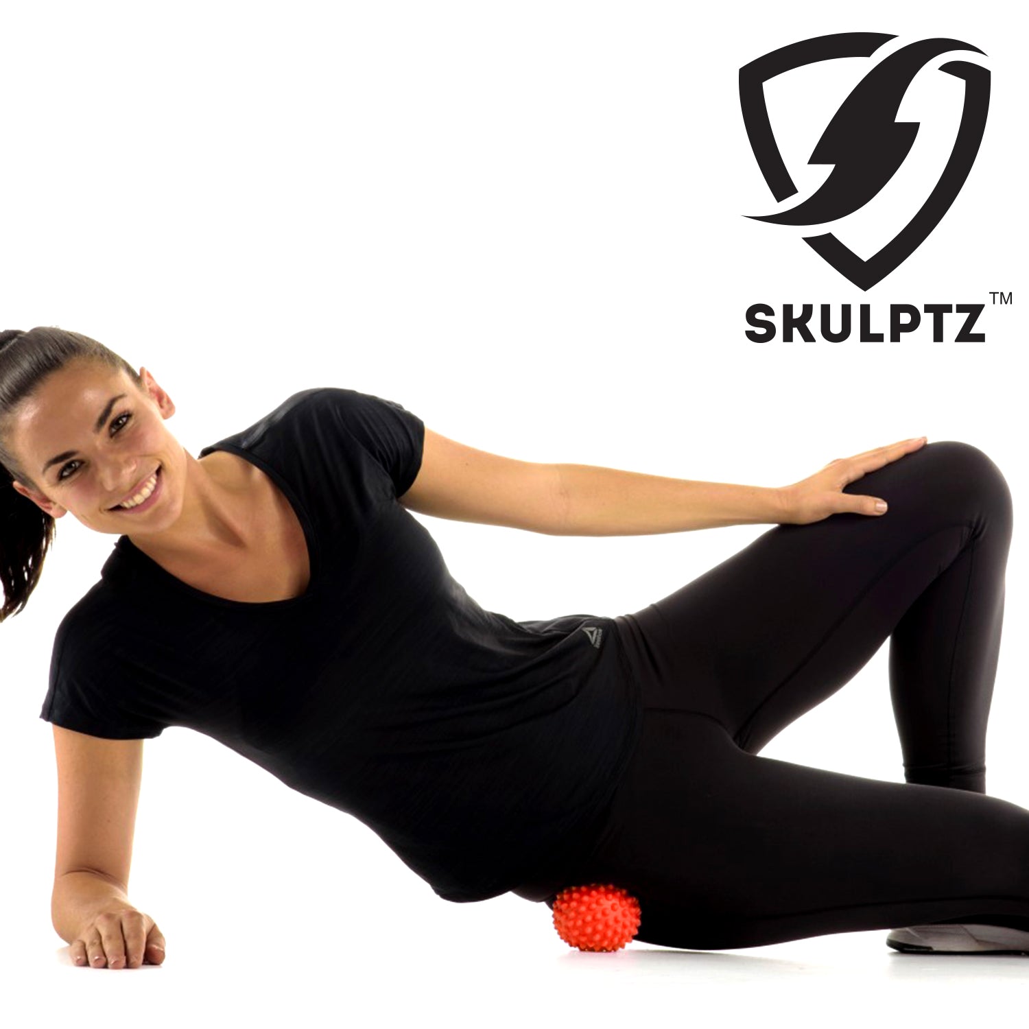 Spiky Trigger Point Massage Ball Red - skulptz