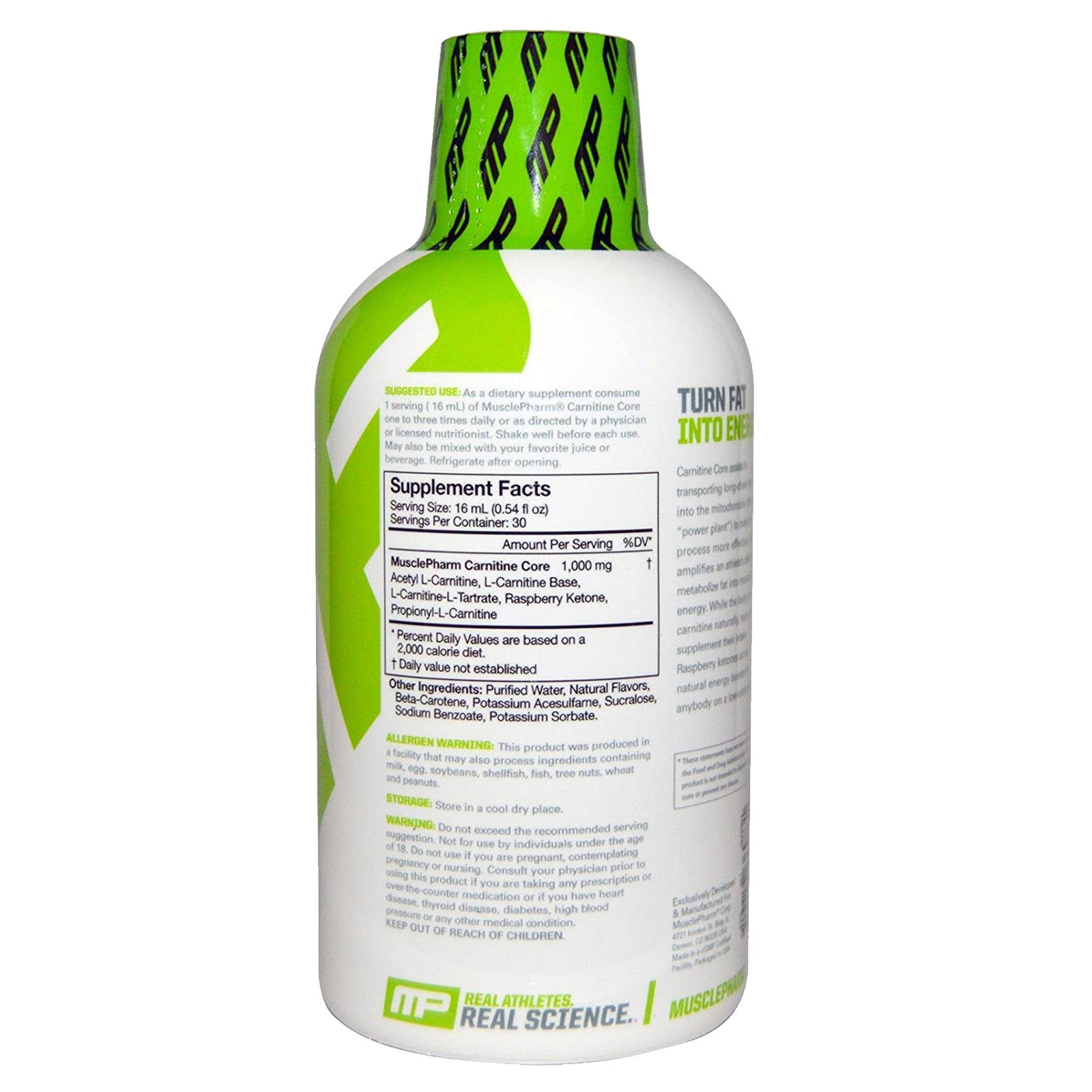 Musclepharm Carnitine Liquid - skulptz