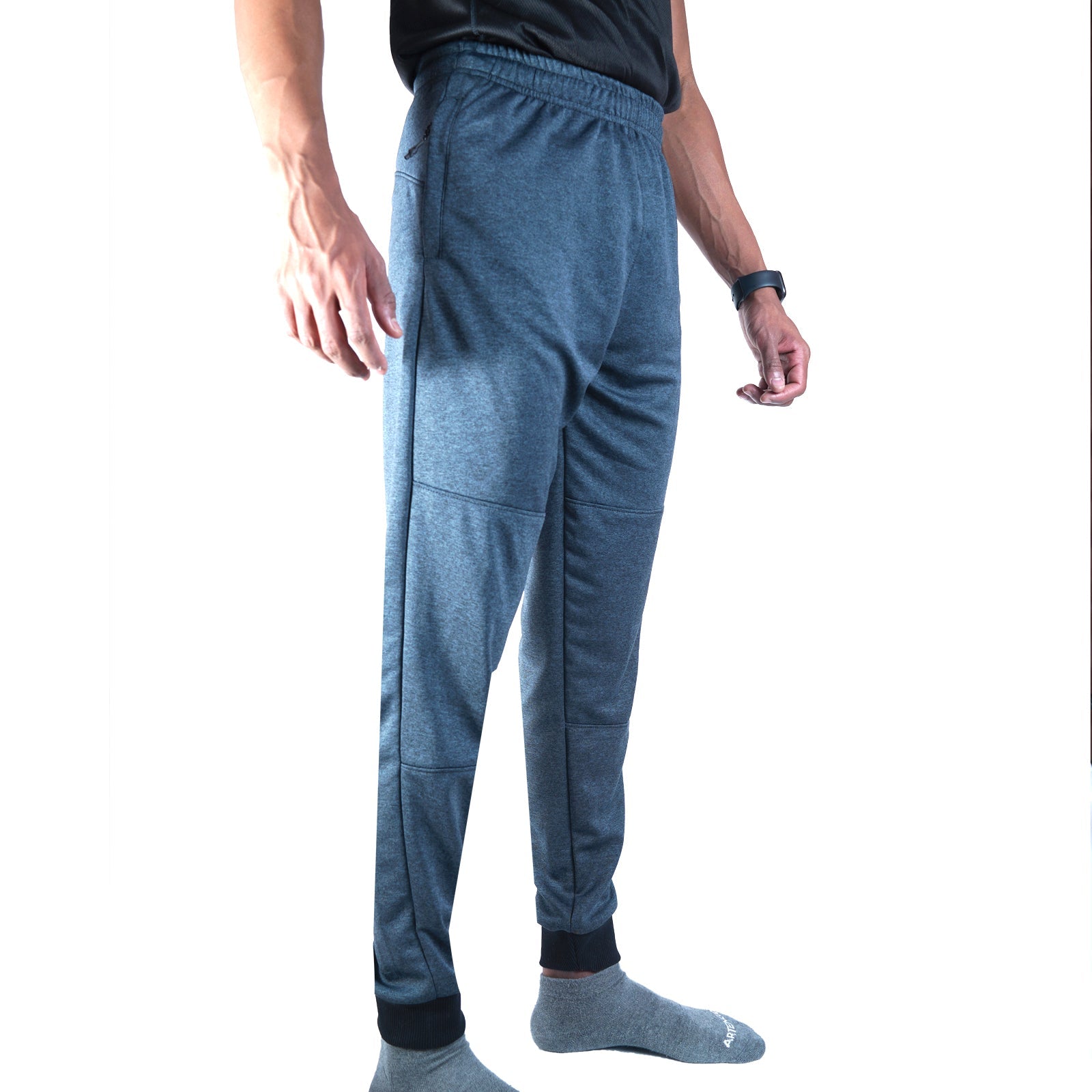 Mens Tuff Black Track Pants - skulptz