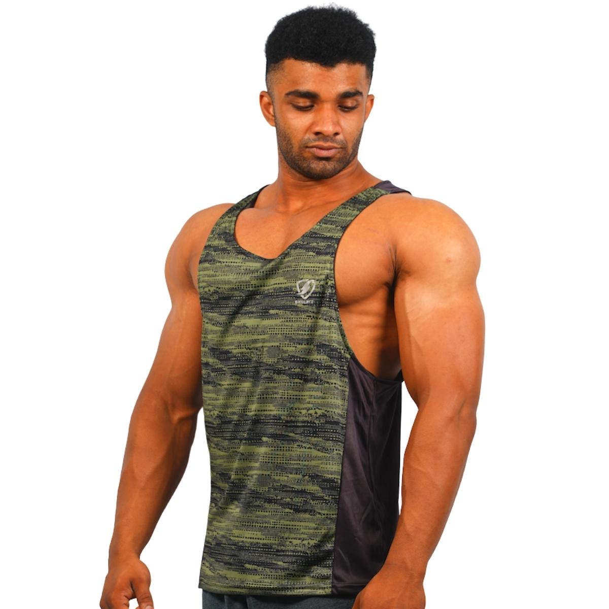 Mens Blaze Stringer (Green) - skulptz